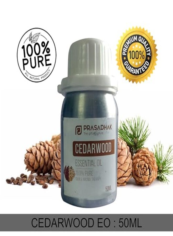 Prasadhak Cedarwood Essential Oil, 100% Pure and Natural - Image 2