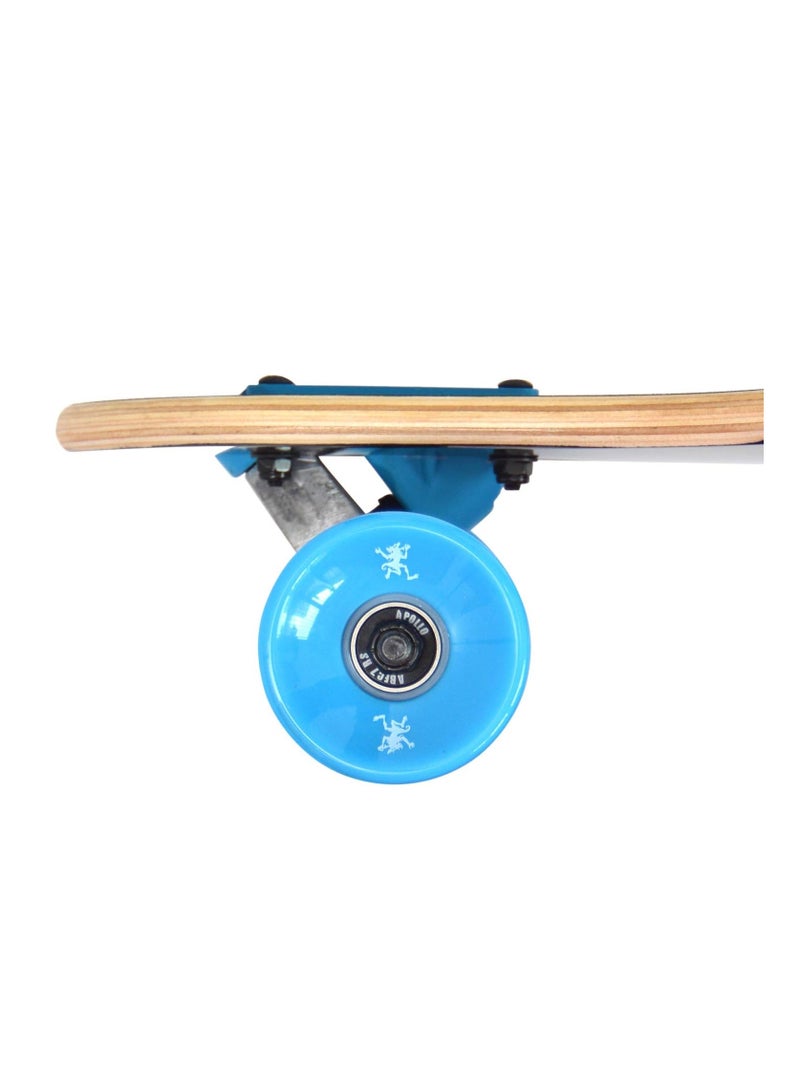 Apollo Longboard Skateboard for Teens & Adults , Drop,Through Freestyle Cruiser with Durable Deck, Smooth Wheels & T Tool , Perfect for Commuting, Carving & Downhill , Stylish Design for Beginners & Pros - Image 2