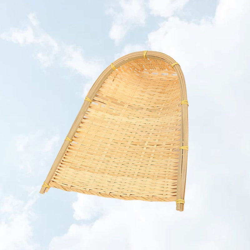 2pcs DIY Weaving Dustpan Hanging Decors DIY Art Painting Hanging Pendants Corridor Painting Pendants - Image 5
