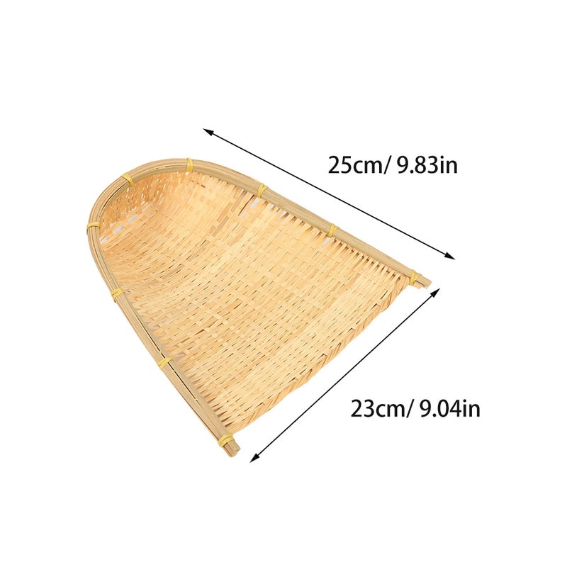 2pcs DIY Weaving Dustpan Hanging Decors DIY Art Painting Hanging Pendants Corridor Painting Pendants - Image 2