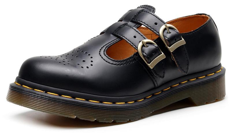 New Mary Jane Shoes 8065 Low-Top Small Leather Shoes for Women, Versatile British Style Fashionable Student Casual Shoes - Image 1