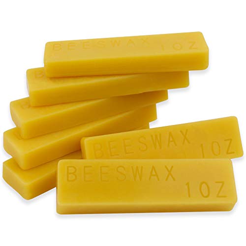 EricX Light Beeswax Bars 7oz,1oz for Each Beeswax Bars,Pack of 7,Cosmetic Grade - Image 1