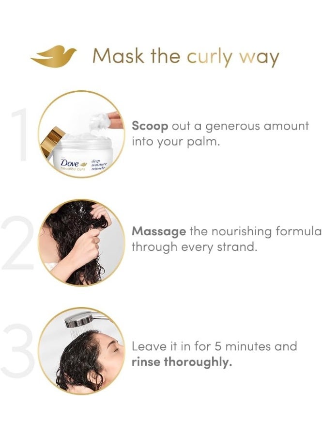 دوف قناع الشعر دوف بيوتيفول كيرلز ديب مويستشر ميراكل 300 مل - Image 3