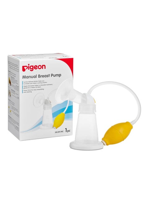 Pigeon Manual Breast Pump Suction Release Button Nipple Stimulator One Size