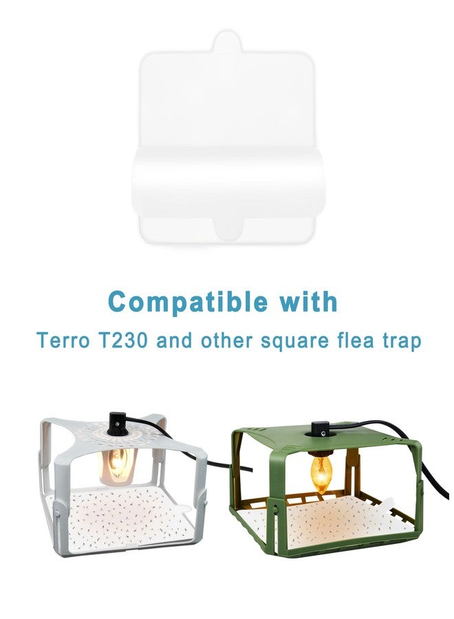 Dichroma 36 Pcs Flea Trap Refill Glue Boards for Terro T230 T231 Indoor Flea Light Traps, 6" Replacement Sticky Pads Fits Square Flea Bed Bug Traps for Inside Your Home - Image 2