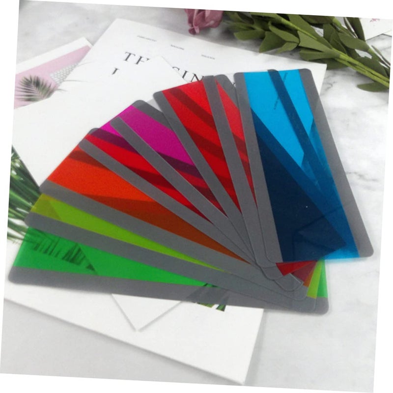 6 قطع إشارات كتب كبيرة شفافة من PVC بتصميم إبداعي عصري لعشاق الكتب وديكور مشاريع DIY - Image 4