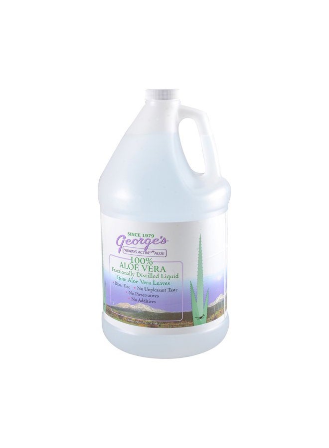 George's Aloe Vera Liquid Supplement, 128 oz  - Image 2