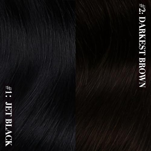 YoungSee Wire Hair Extensions Real Human Hair Jet Black Hair Extensions Wire Black Fish Line Human Hair Extension Long Straight Hair 20In 100G - Image 5