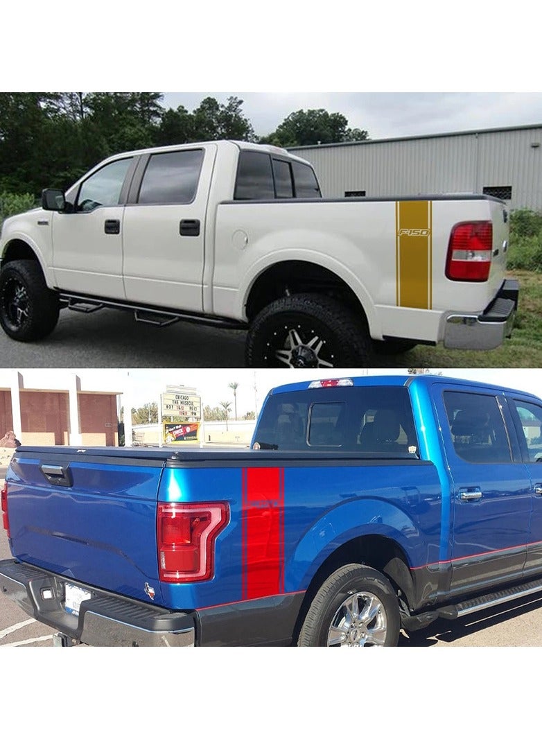 Generic car trunk truck side door colorful stripe pattern sticker vinyl decorative sticker for ford f150 raptor 2007 2021  - Image 5