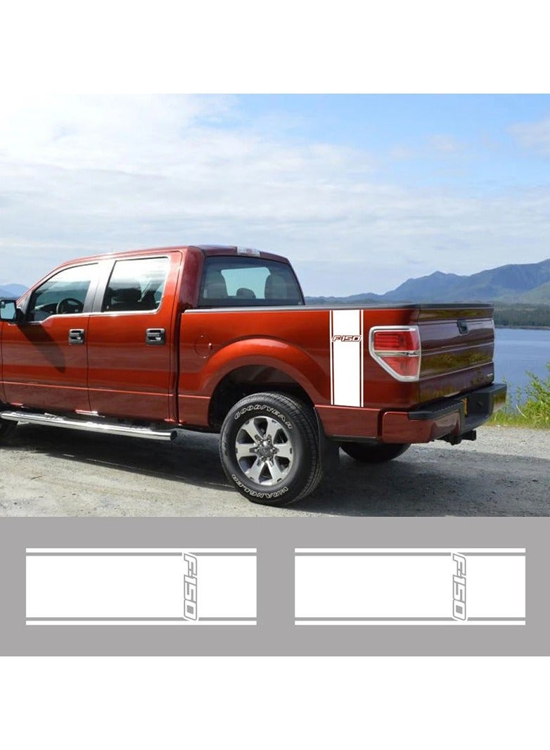 Generic car trunk truck side door colorful stripe pattern sticker vinyl decorative sticker for ford f150 raptor 2007 2021  - Image 4