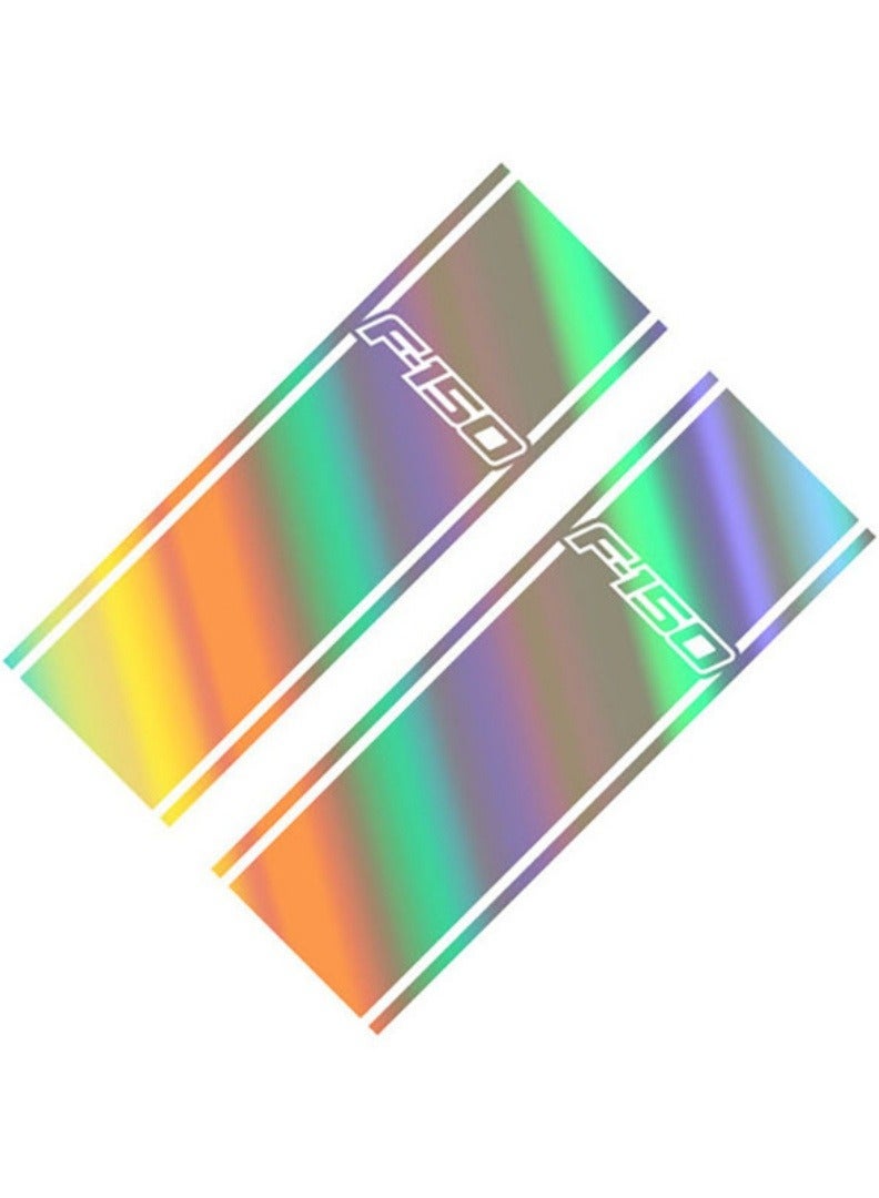 Generic car trunk truck side door colorful stripe pattern sticker vinyl decorative sticker for ford f150 raptor 2007 2021  - Image 2