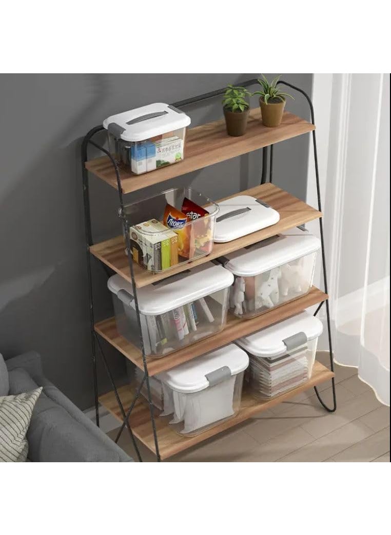 GRACIOUS MART GRACIOUS MART Transparent Storage Container Lockable And Scratch Resistant Bins With Airtight Lid And Weels Large Plastic Box for Storage and Organization WHITES17 cm x 25 cm x 31 cm  - Image 4