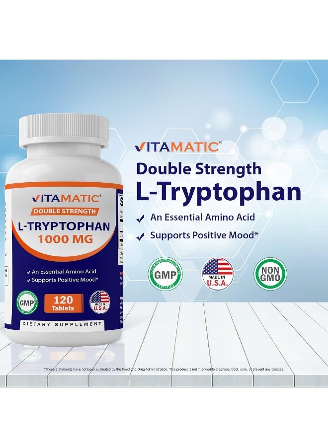 Vitamatic L-Tryptophan 1000 MG Tablets for Adults - Image 3