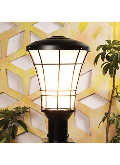 Lighthouse LighthouseMetal Black Decorative Exterior/Outdoor Light/Gate Light/Garden Lamp/Pillar Lamp/Gardner Lights (Pack of1 & Pack of 2) (Prime Gate Light)  - Image 1