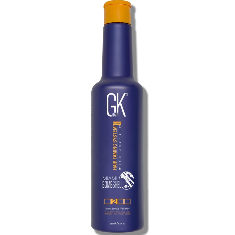 GK HAIR Miami Bombshell Purple Shampoo (9.5 Fl Oz/280ml) For Blonde, Platinum, Ash, Silver & Gray Hair Moisturizes Dry & Damaged Removes Yellow Brassy Tones - Image 1