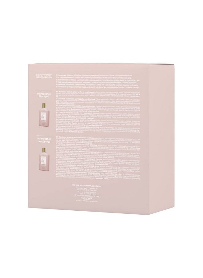 ALFAPARF MILANO Keratin Therapy Lisse Design Vitalizing Kit Sulfate Free Keratin Shampoo And Conditioner Maintains And Enhances Keratin Hair Treatment 2 X 8.45 Fl Oz  - Image 3