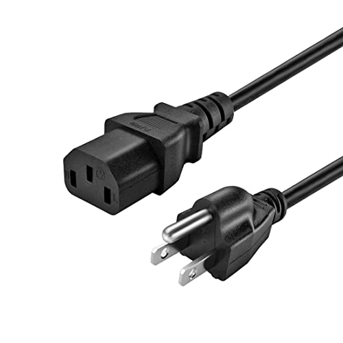TONIWA [UL Listed] 3 Prong Power Cord Compatible with HP Laserjet Pro MFP, M, and P Series - Image 1