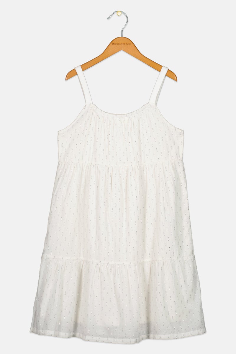 KOTON Kids Girl Embellished Dress, Multicolor - Image 2