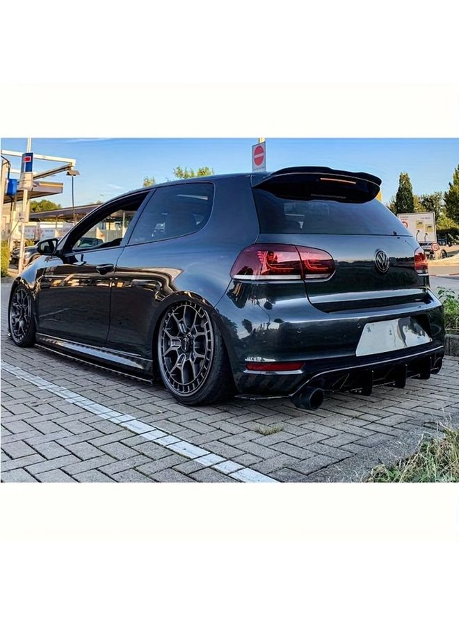 جناح سقف خلفي أسود لامع لـ Golf 6 GTI GTD R 2009 2020 - Image 3