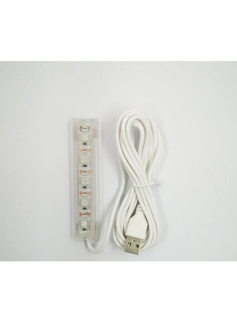 Rubik Fish Tank Aquarium USB LED Light White  - Image 3