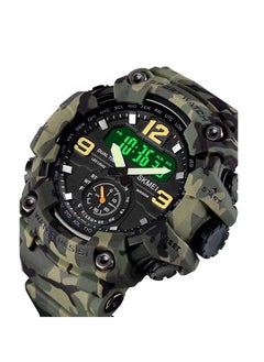 SKMEI Shikemei cool outdoor shockproof plastic men's watch large dial sports pin buckle digital display synchronizer electronic watch  - Image 2
