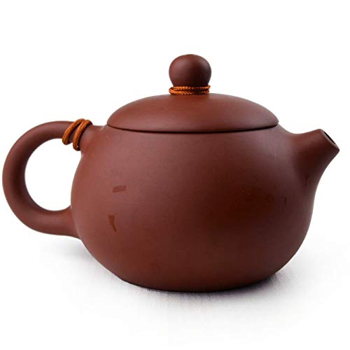 Yixing genuine Teapot 5oz Chinese Kungfu Tea Red Clay Xishi Beauty Pots Infusers Loose Tea (red sand) - Image 1
