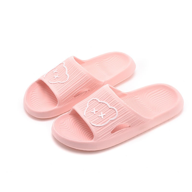New EVA Slippers Unisex Home Wear Lightweight Summer Pink 