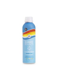 bare republic Clearscreen Sunscreen Spf 100 Sunblock Spray Water Resistant With An Invisible Finish 6 Fl Oz  - Image 1
