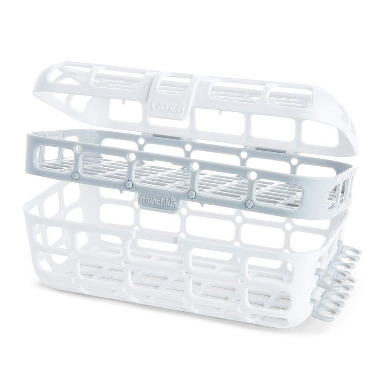 MunchkinÂ® High Capacity Dishwasher Basket, 1 Pack, Grey - Image 5