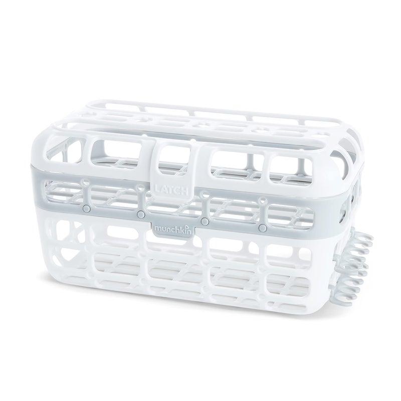 MunchkinÂ® High Capacity Dishwasher Basket, 1 Pack, Grey - Image 1
