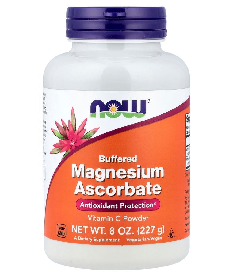 now Buffered Magnesium Ascorbate Vitamin C Powder 8 oz (227 g)