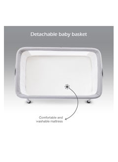 TEKNUM Teknum SLEEPZEN 2 Bedside Crib Bassinet - Grey  - Image 5