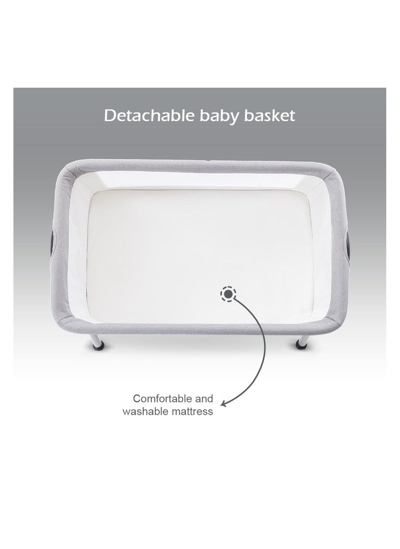 TEKNUM Teknum SLEEPZEN 2 Bedside Crib Bassinet - Grey  - Image 5