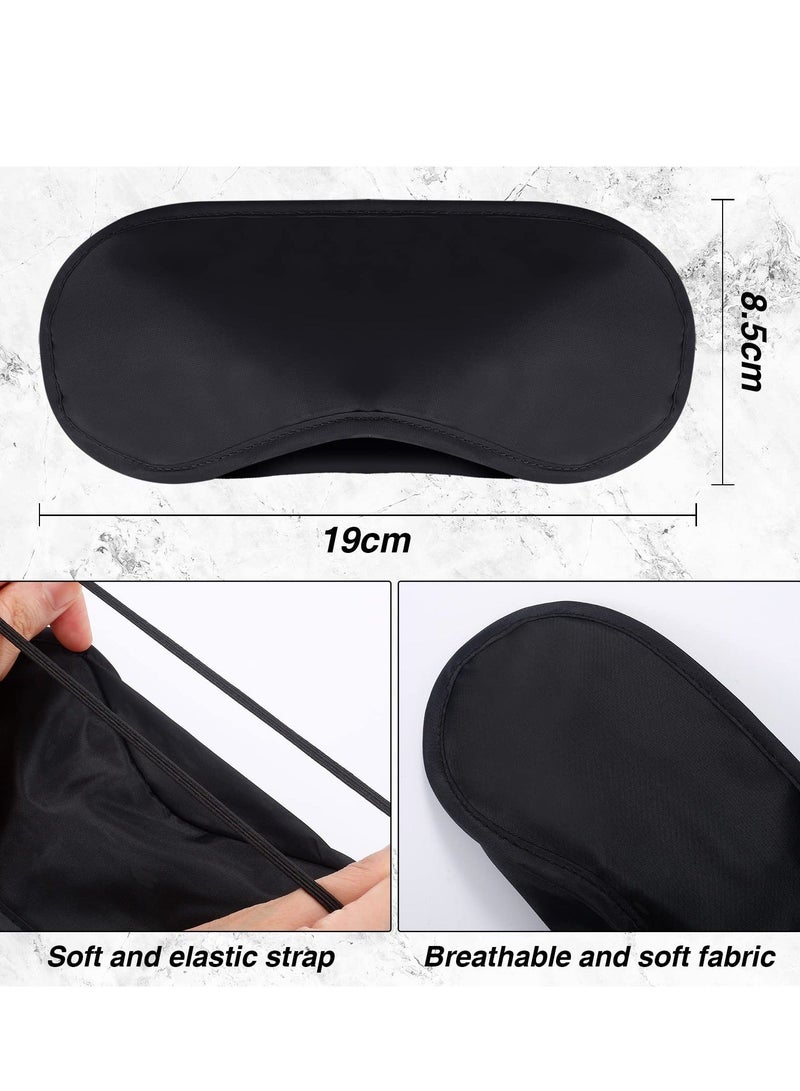 الأزرق جي دبليو Disposable Eye Mask 60 Pack Sleep Blindfolds with Nose Pad Adjustable Strap Soft Cover Shade Masks for Games Party Travel Bulk - Image 2