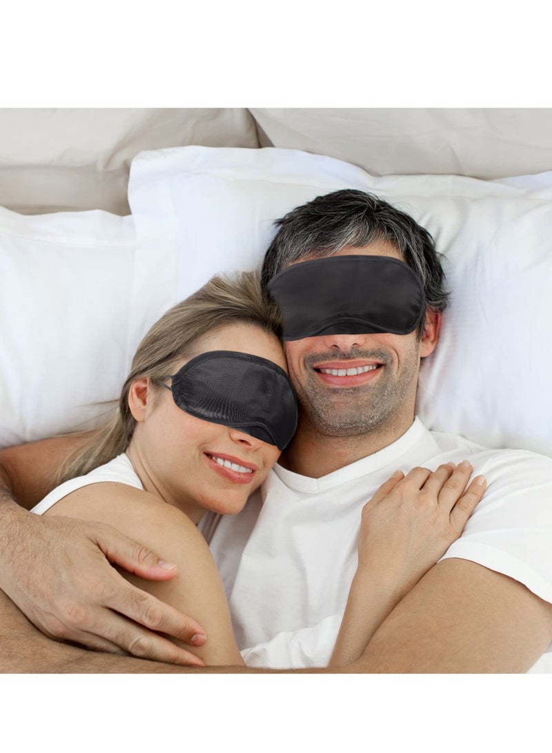 الأزرق جي دبليو Disposable Eye Mask 60 Pack Sleep Blindfolds with Nose Pad Adjustable Strap Soft Cover Shade Masks for Games Party Travel Bulk - Image 5