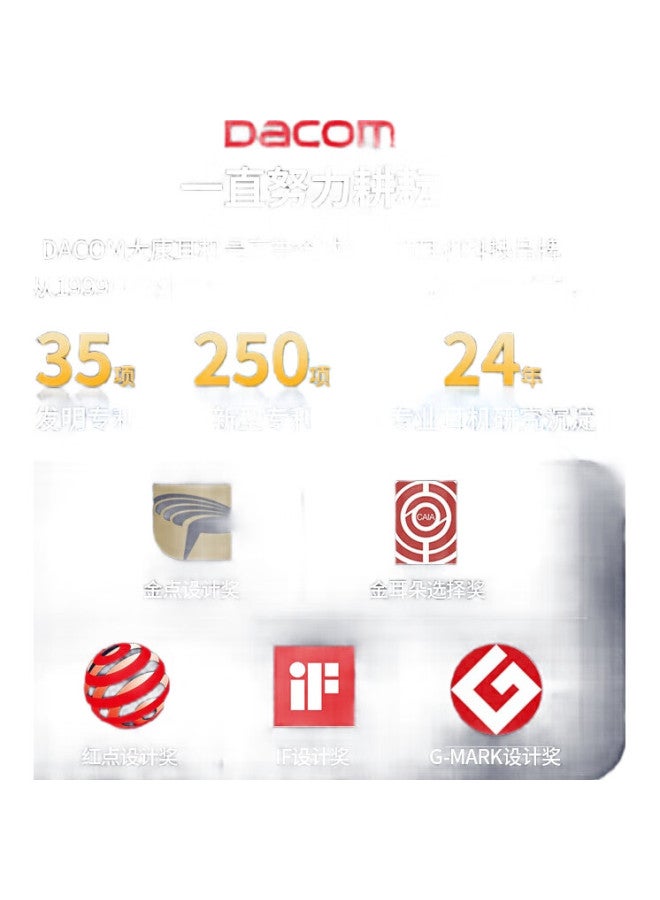 Dacom Athlete Sports Bluetooth Headphones, Wireless Earphones For Running, Dual-Ear Music Hanging Earphones, Suitable For Cycling, In-Ear Headphones, Compatible With Apple, Huawei, Xiaomi, Android, Black - Image 1