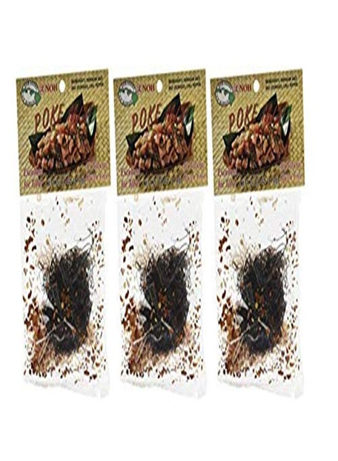 NOH Hawaiian Poke Mix, 0.4 oz Packet (Pack of 3) - Island-Style Poke Seasoning Mix made w/Ogo Seaweed, Hawaiian Salt, and Chili Pepper, perfect for Ahi Tuna, Seaweed Salad, Octopus, Tofu, and More - Image 3