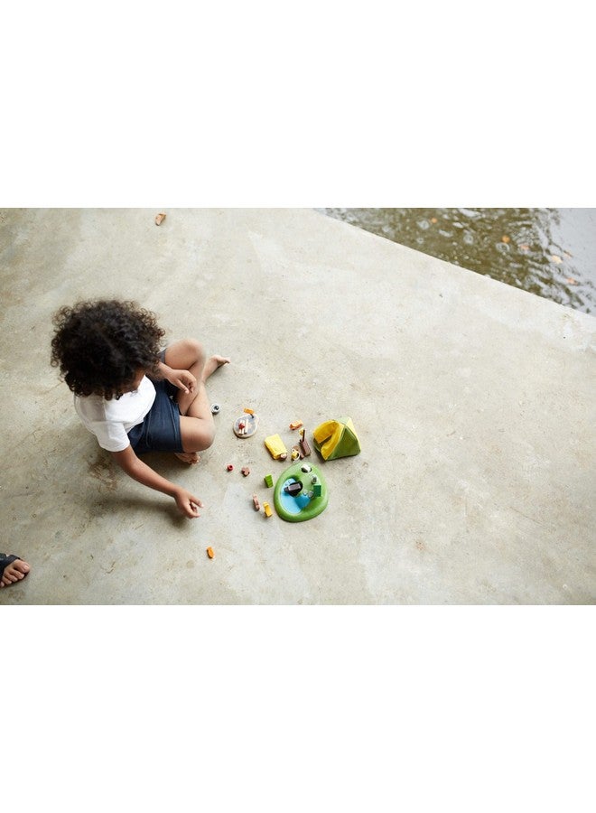 PlanToys Pretend Play Camping Set (6624) | Sustainably Made from Rubberwood and Non-Toxic Paints and Dyes - Image 2