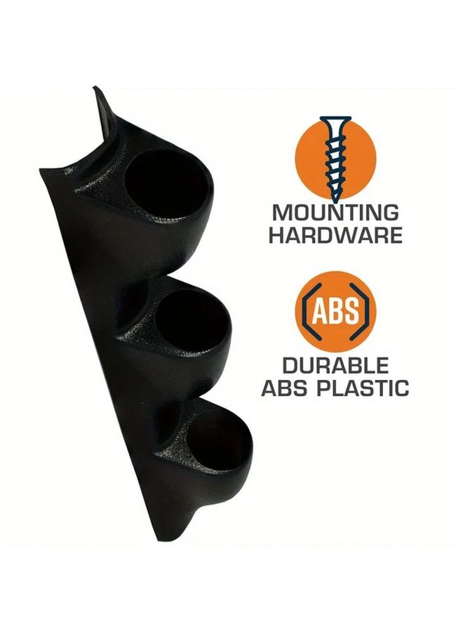 1 Universal Car Modification Three Hole Instrument Rack Black Left Bracket For Vehicle Instrument Support Without Battery - Image 2