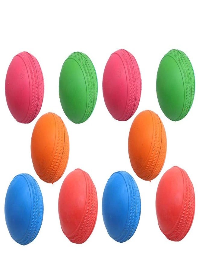 TASK Rubber Cricket Ball (Multicolour) Standard Size - Image 2