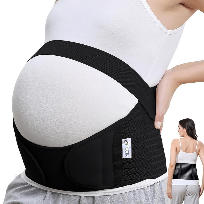 NeoTech Care Pregnancy Support Maternity Belt - Black, Size M - Image 1