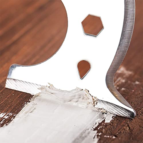 HASTHIP® 13 in 1 Putty Knife,Stainless Steel Multi-Purpose Paint Scraper,Trowel Tool for Drywall Finishing, Plaster Scraping, Decals, and Wallpaper - Image 4