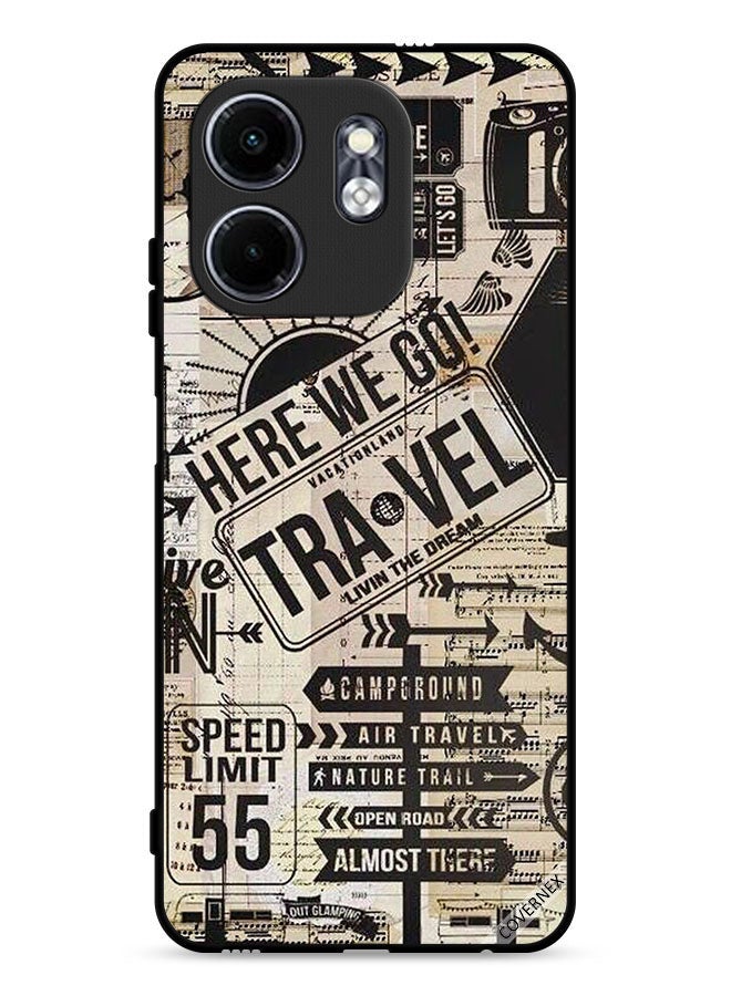 Covernex غطاء حماية إنفينكس هوت 50i 4G هنا نذهب للسفر - Image 1