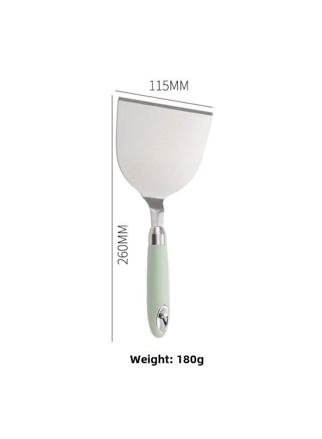 Stainless Steel Pancake Shovel Pancake Fruit Tool Scraper Cooking Pancake Press Teppanyaki Fried Egg Pancake Shovel-Specifications:ins Ritz Semicircle Cooking Shovel-Large - Image 1