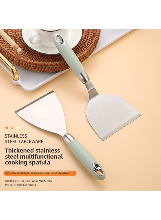 Stainless Steel Pancake Shovel Pancake Fruit Tool Scraper Cooking Pancake Press Teppanyaki Fried Egg Pancake Shovel-Specifications:ins Ritz Semicircle Cooking Shovel-Large - Image 2