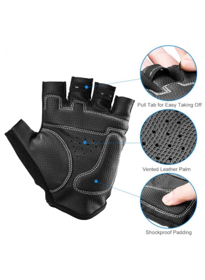 Alissa Workout Gloves Weight Lifting Fitness Gloves Rowing Biking Training Gym Grip Gloves Full Palm Protection with Wrist Support for Fitness Exercise XXL - Image 3