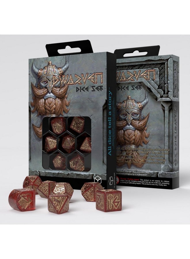 Q WORKSHOP Q-Workshop Dwarven Dice Set Jewels Dice Set