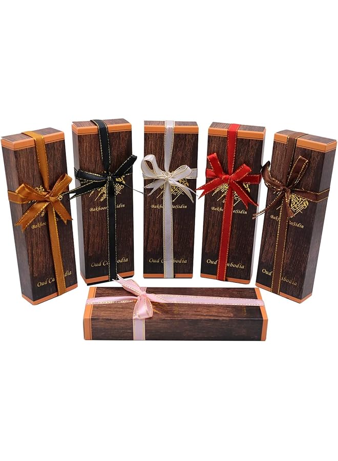 إيروريكس أعواد بخور خشب العود برائحة كمبودية 3 مم مع مبخرة نحاسية A79 1 - Image 5