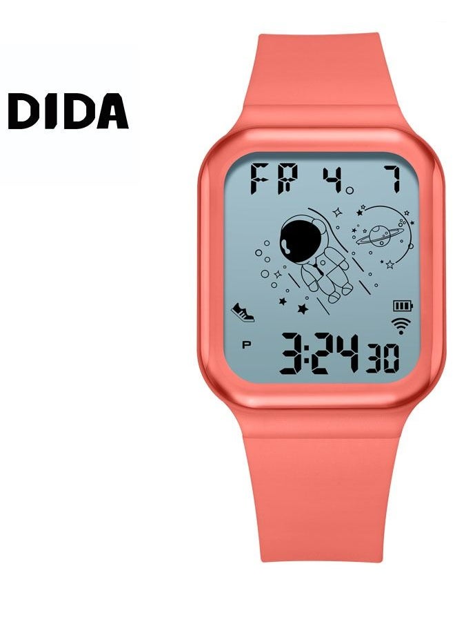 DIDA - Ultra-thin case sports electronic watch best-selling multi-functional watch astronaut style primary and secondary school students' watch - Image 1