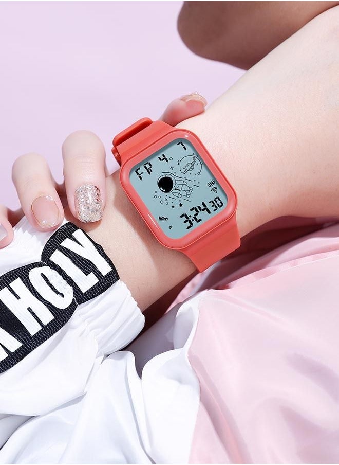 DIDA - Ultra-thin case sports electronic watch best-selling multi-functional watch astronaut style primary and secondary school students' watch - Image 1